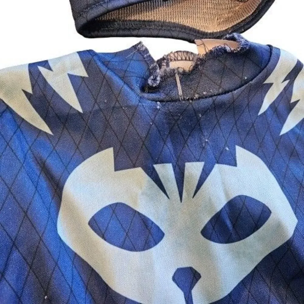 PJ Masks Catboy Costume Toddler 2T Boys Halloween Dress Up Jumpsuit Mask - Picture 2 of 10